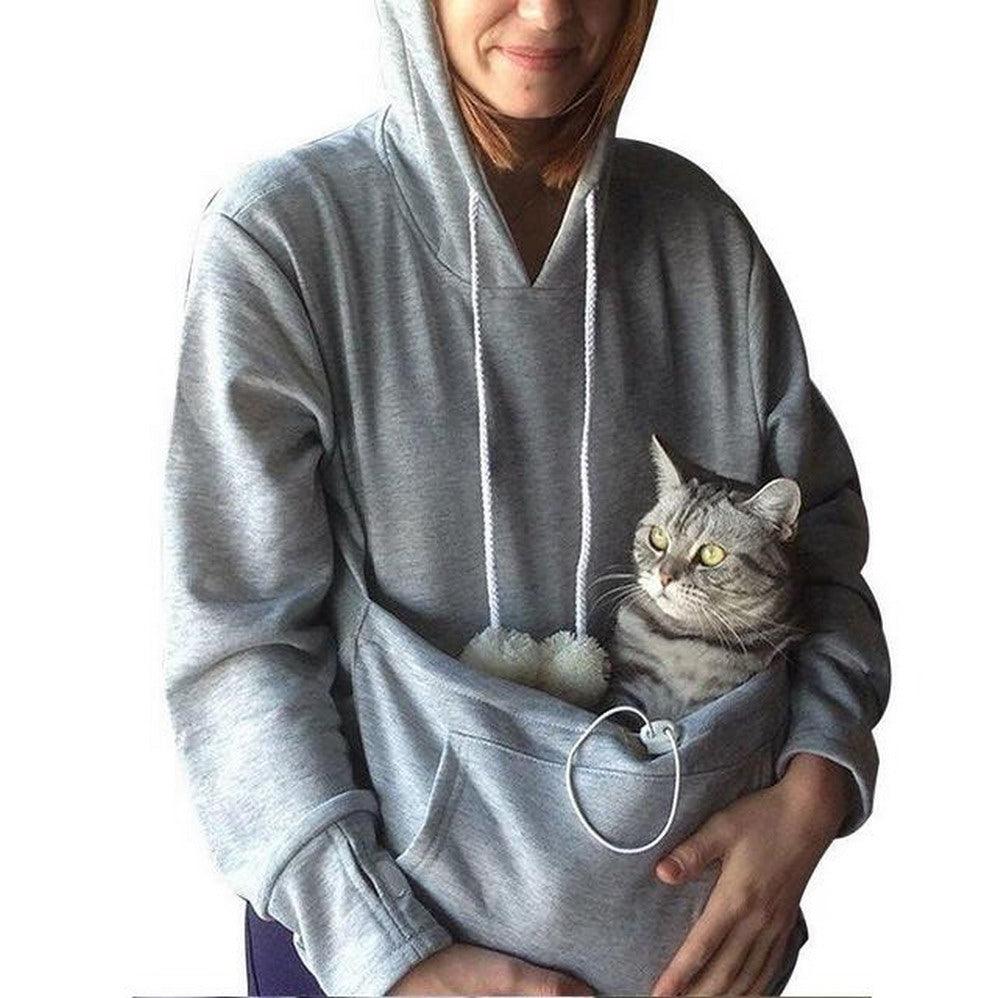 Dog Lovers Hoodies Ears Cuddle Pouch - topspet