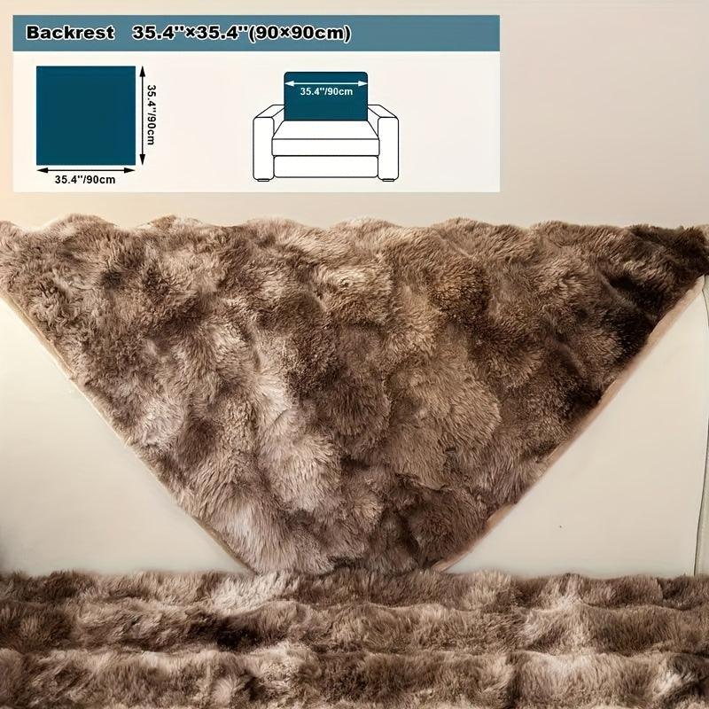 Luxurious Gradient Velvet Sofa Cover - topspet
