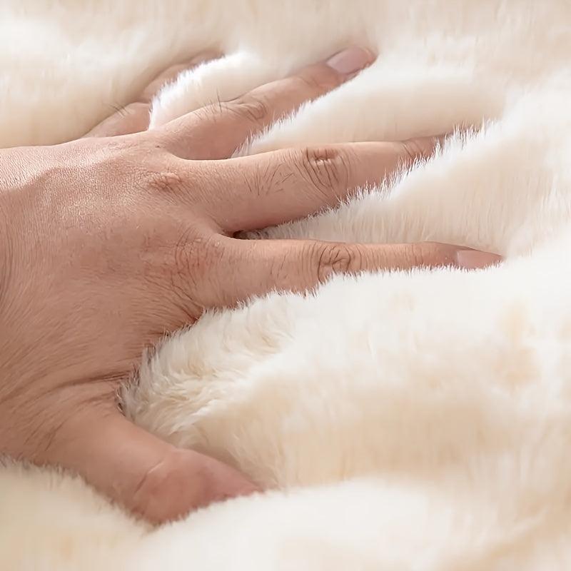 Winter Warm Thick Plush Soft Sofa Cover - topspet