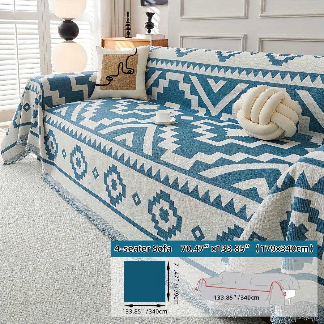 Boho-Chic All-Season Sofa Cover - topspet