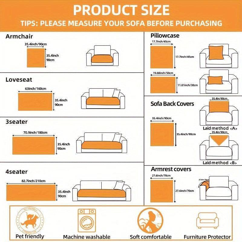 Summer Cooling Silk Non-slip Sofa Cove - topspet