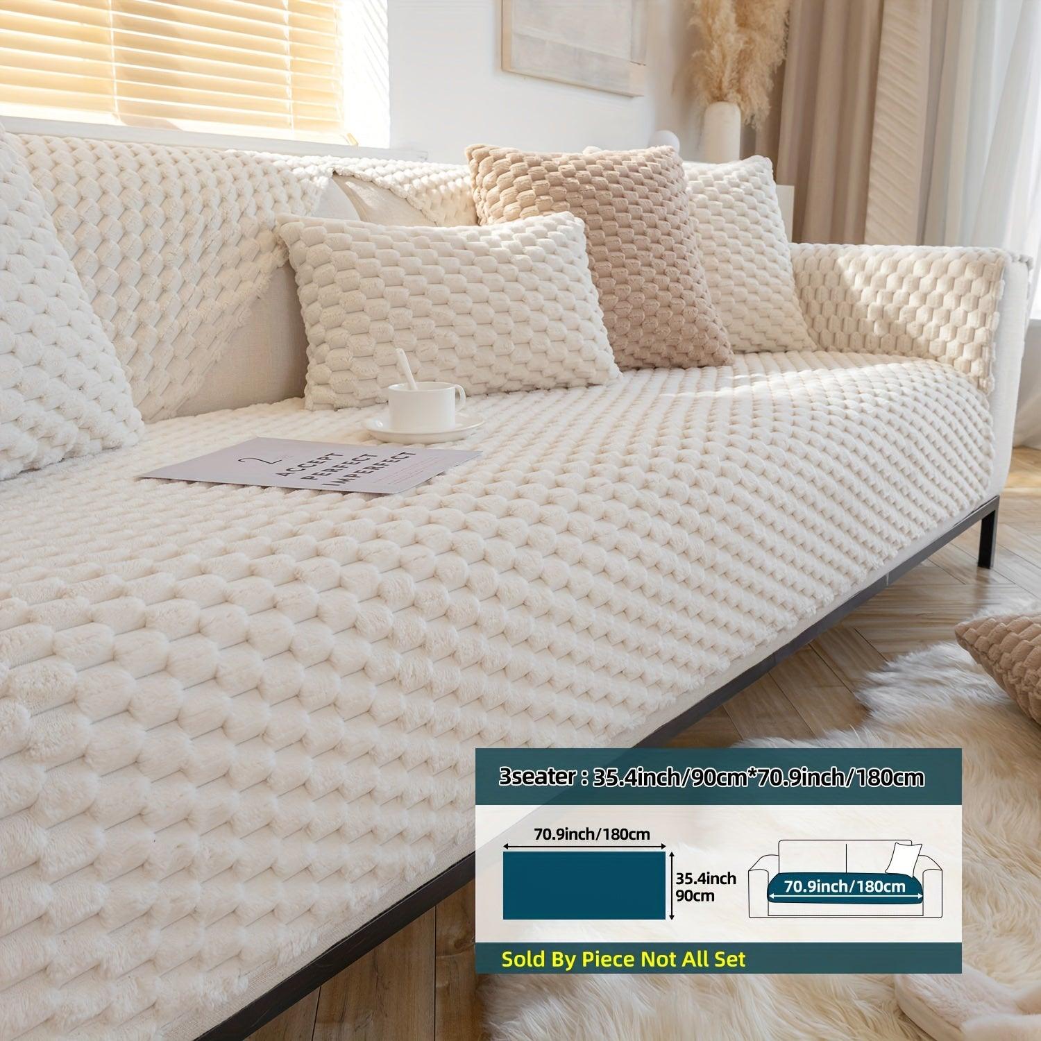 Plush Nordic Sofa Slipcover - topspet