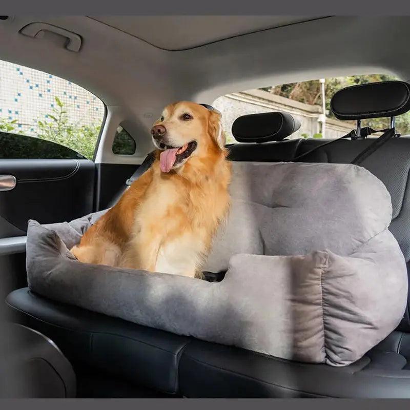 Travel Safety Large Dog Car Back Seat Bed - topspet