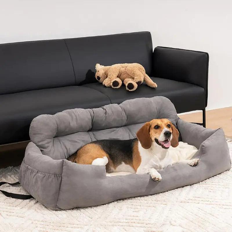 Travel Safety Large Dog Car Back Seat Bed - topspet