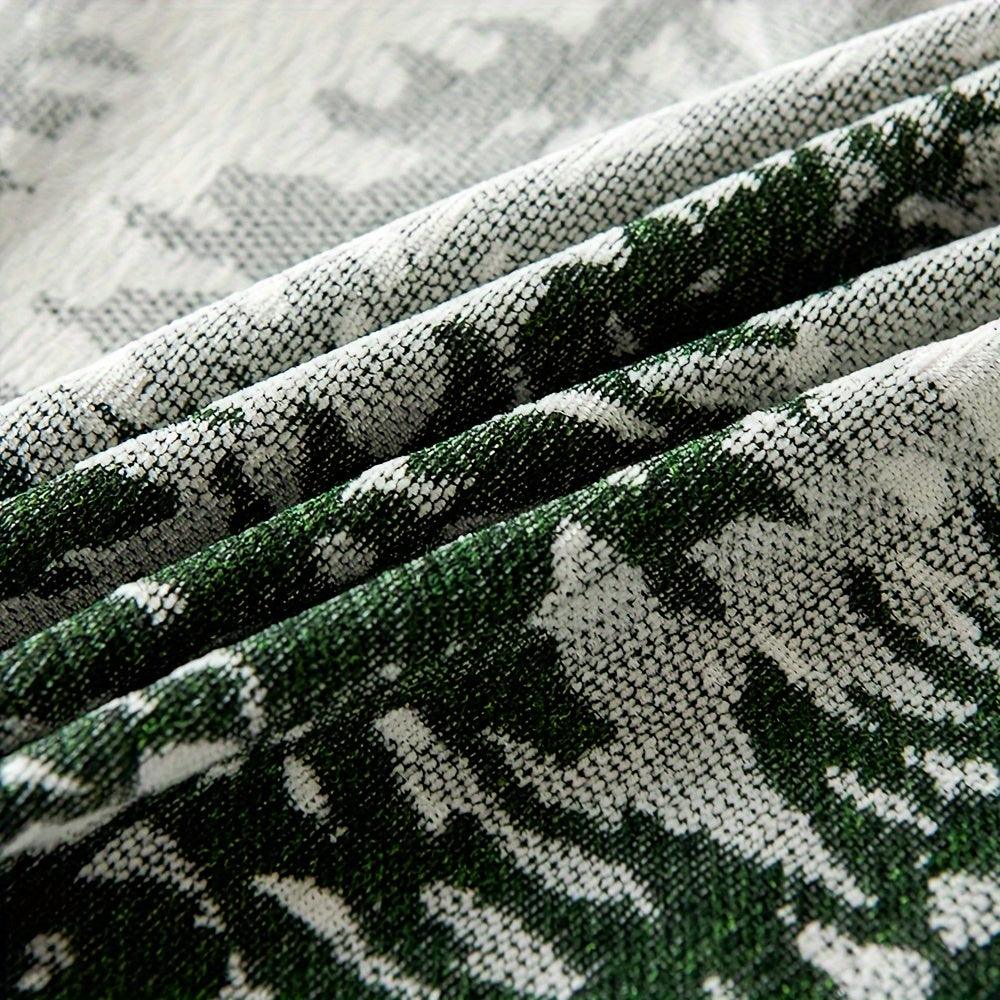 Contemporary Forest Design Sofa Throw Cover - topspet