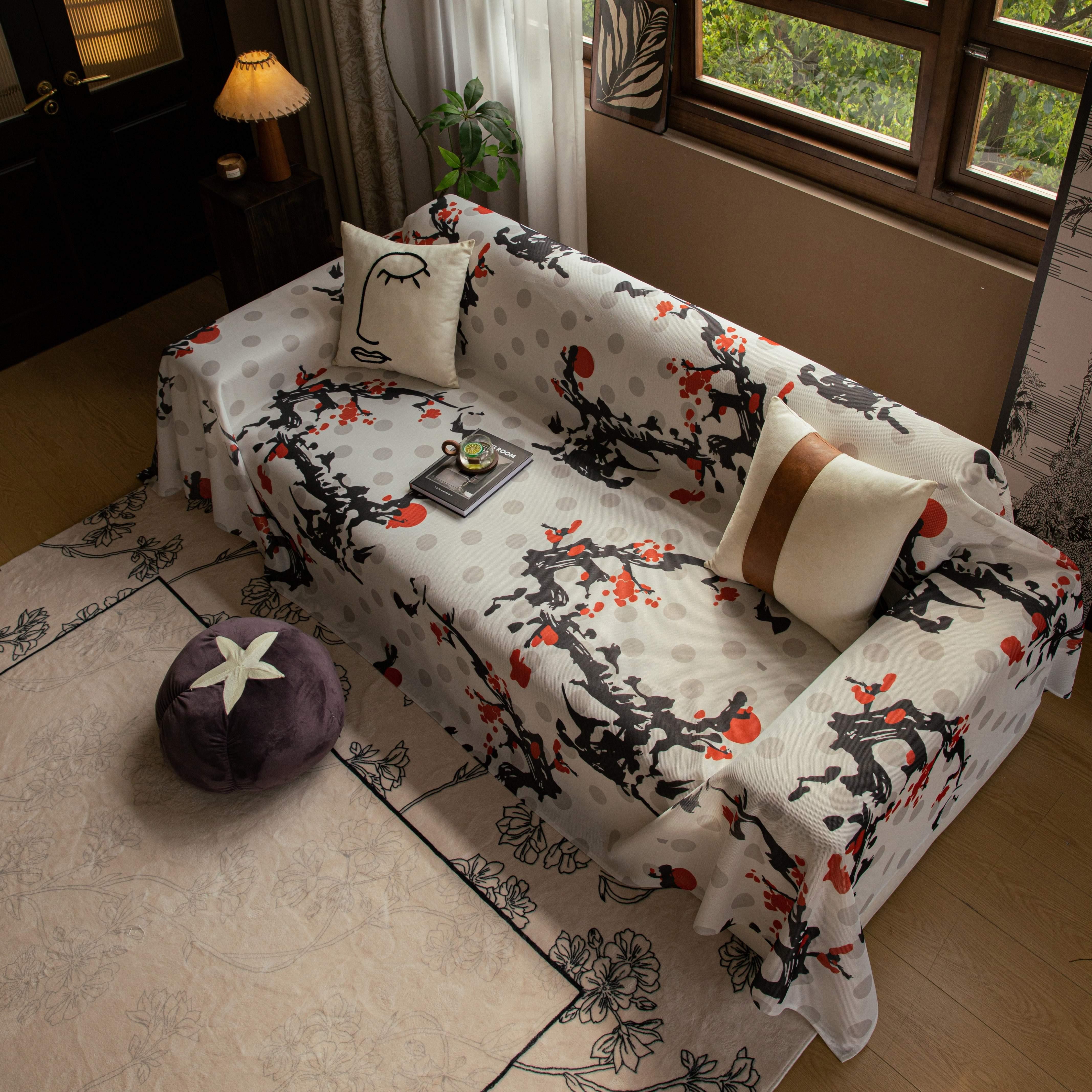 Cooling Ice Silk Sofa Cover - Machine Washable - topspet