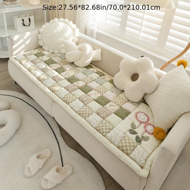 Boho-Chic Handcrafted Thick Non-Slip Sofa Cover - Pet-Friendly - topspet