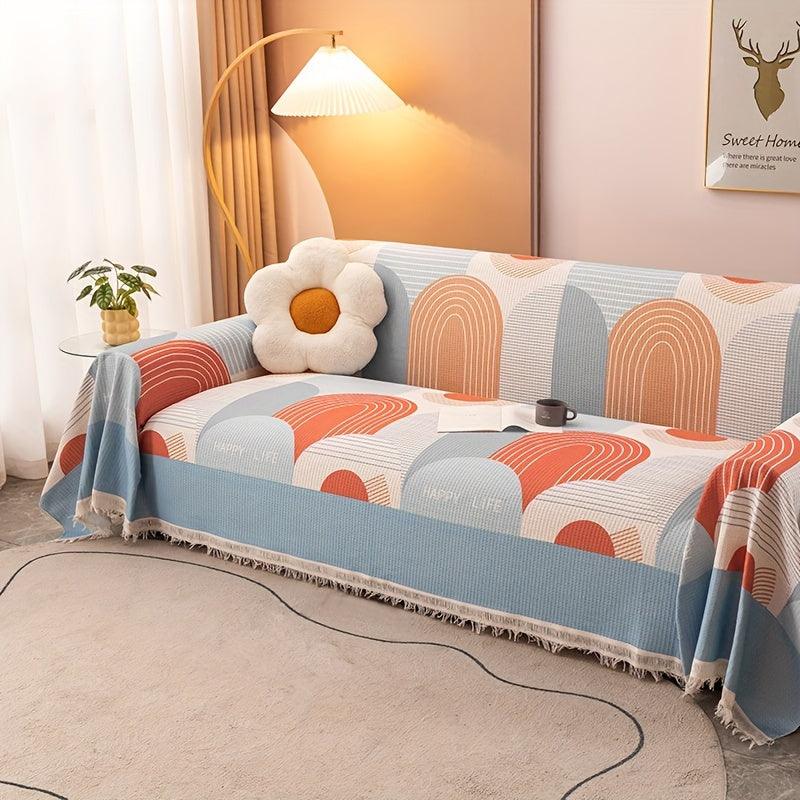 Plush Sofa Throw Cover - topspet