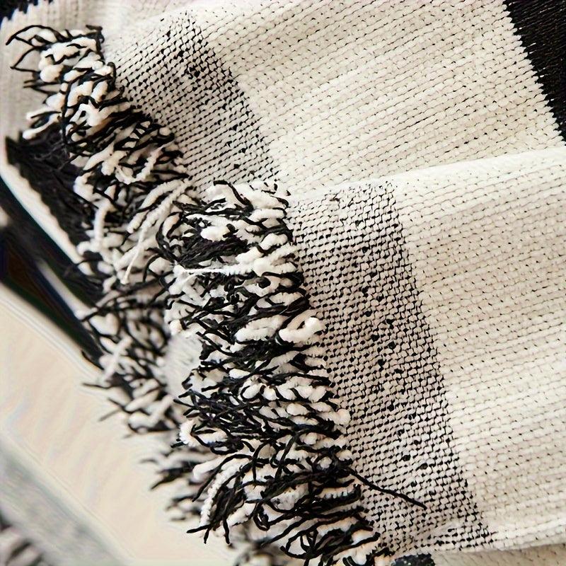 Bohemian-Style Chenille Fabric Sofa Protector - topspet