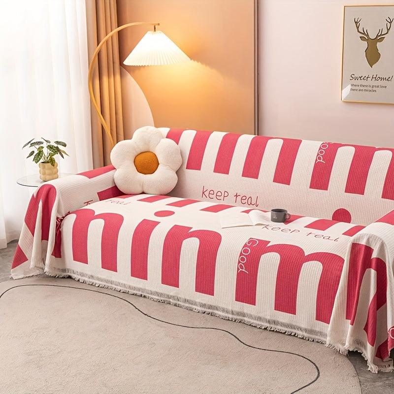 Plush Sofa Throw Cover - topspet