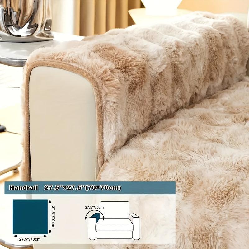 Luxurious Gradient Velvet Sofa Cover - topspet