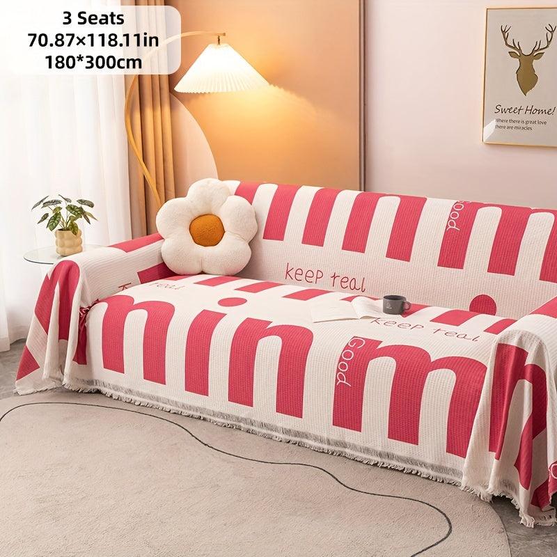 Plush Sofa Throw Cover - topspet