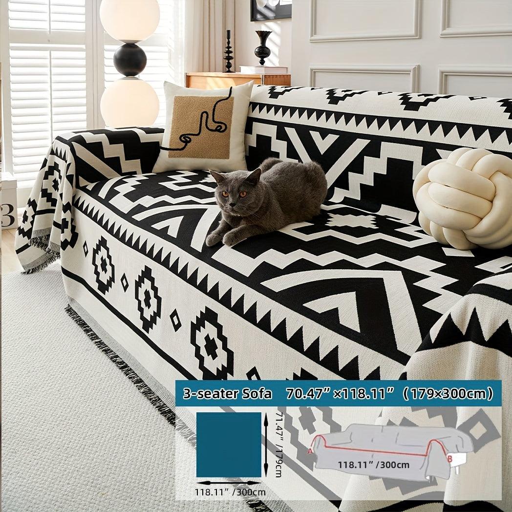 Boho-Chic All-Season Sofa Cover - topspet