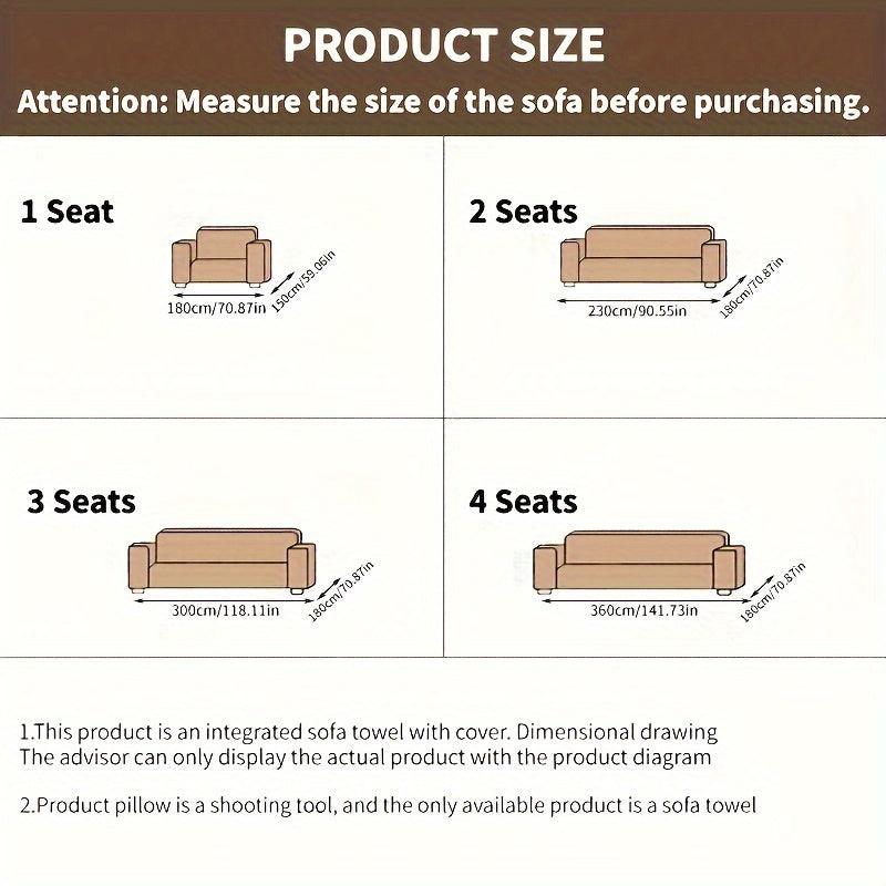 Plush Sofa Throw Cover - topspet