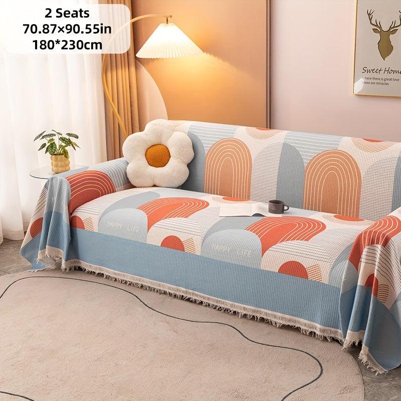 Plush Sofa Throw Cover - topspet