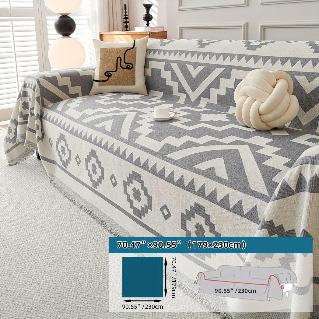 Boho-Chic All-Season Sofa Cover - topspet