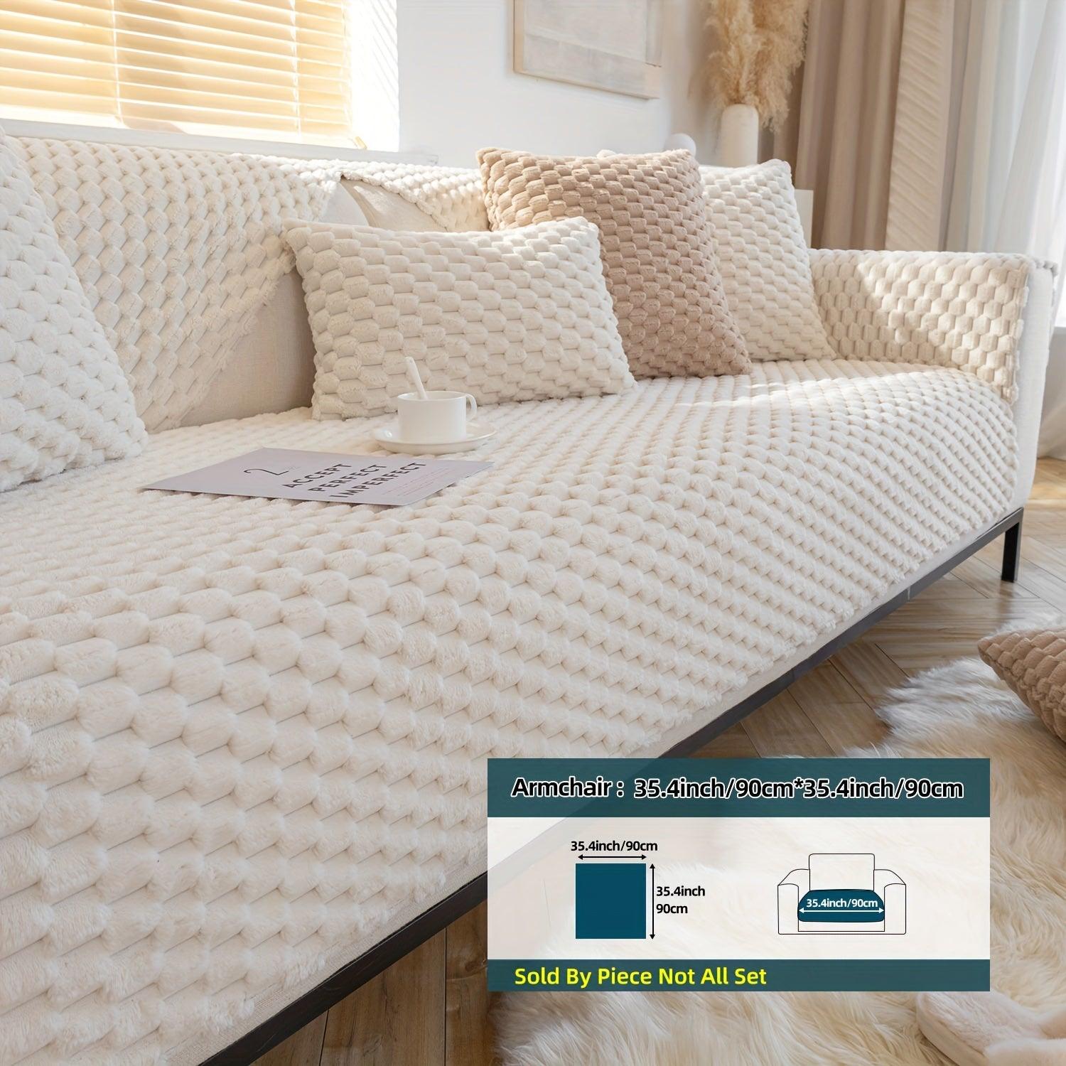 Plush Nordic Sofa Slipcover - topspet
