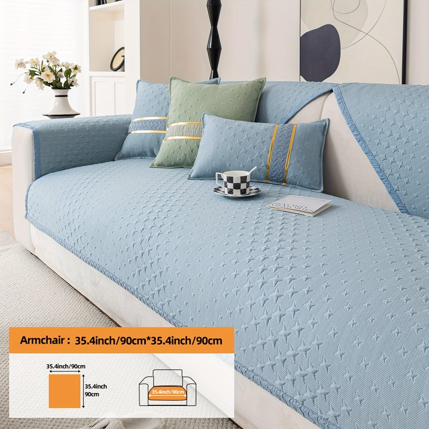 Summer Cooling Silk Non-slip Sofa Cove - topspet