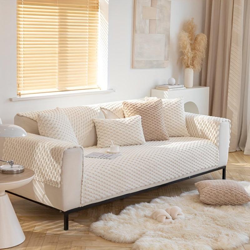 Plush Nordic Sofa Slipcover - topspet