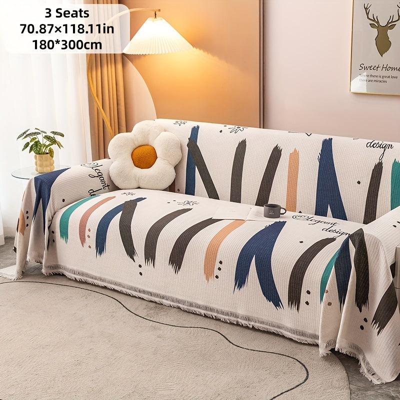 Plush Sofa Throw Cover - topspet