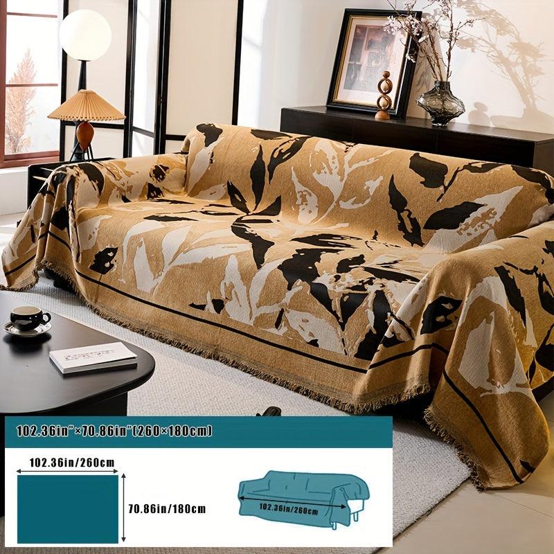 Premium Chenille Fabric Couch Protector for Home Decor - topspet