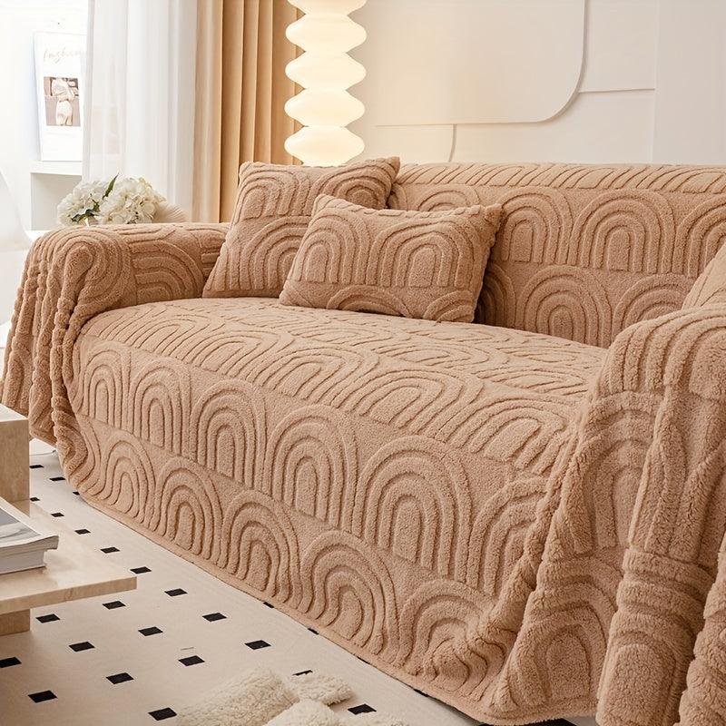 Luxurious Four Seasons Jacquard Sofa Slipcover - topspet