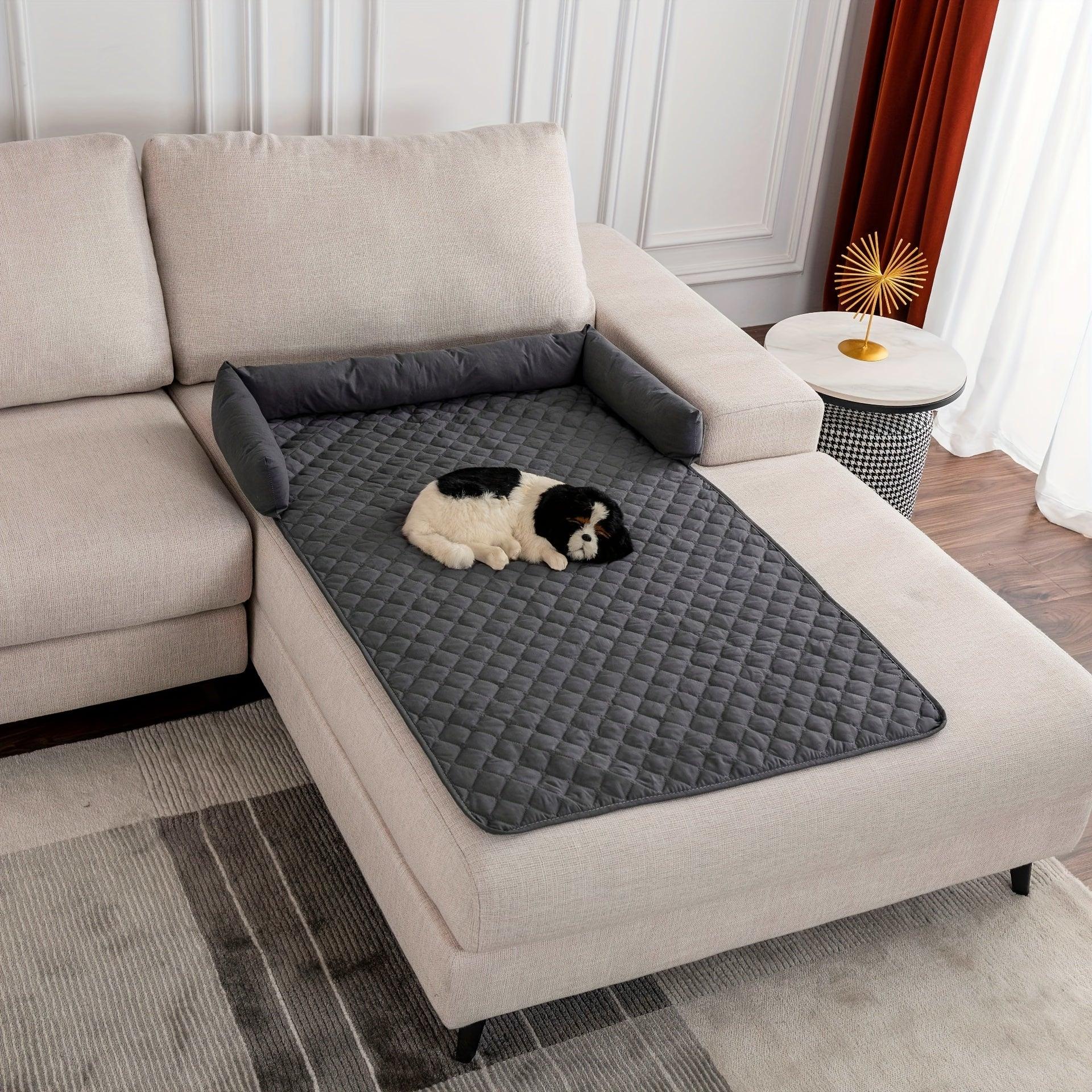 Fluffy Calming Dog Bed Sofa Protector Pet Mat - topspet
