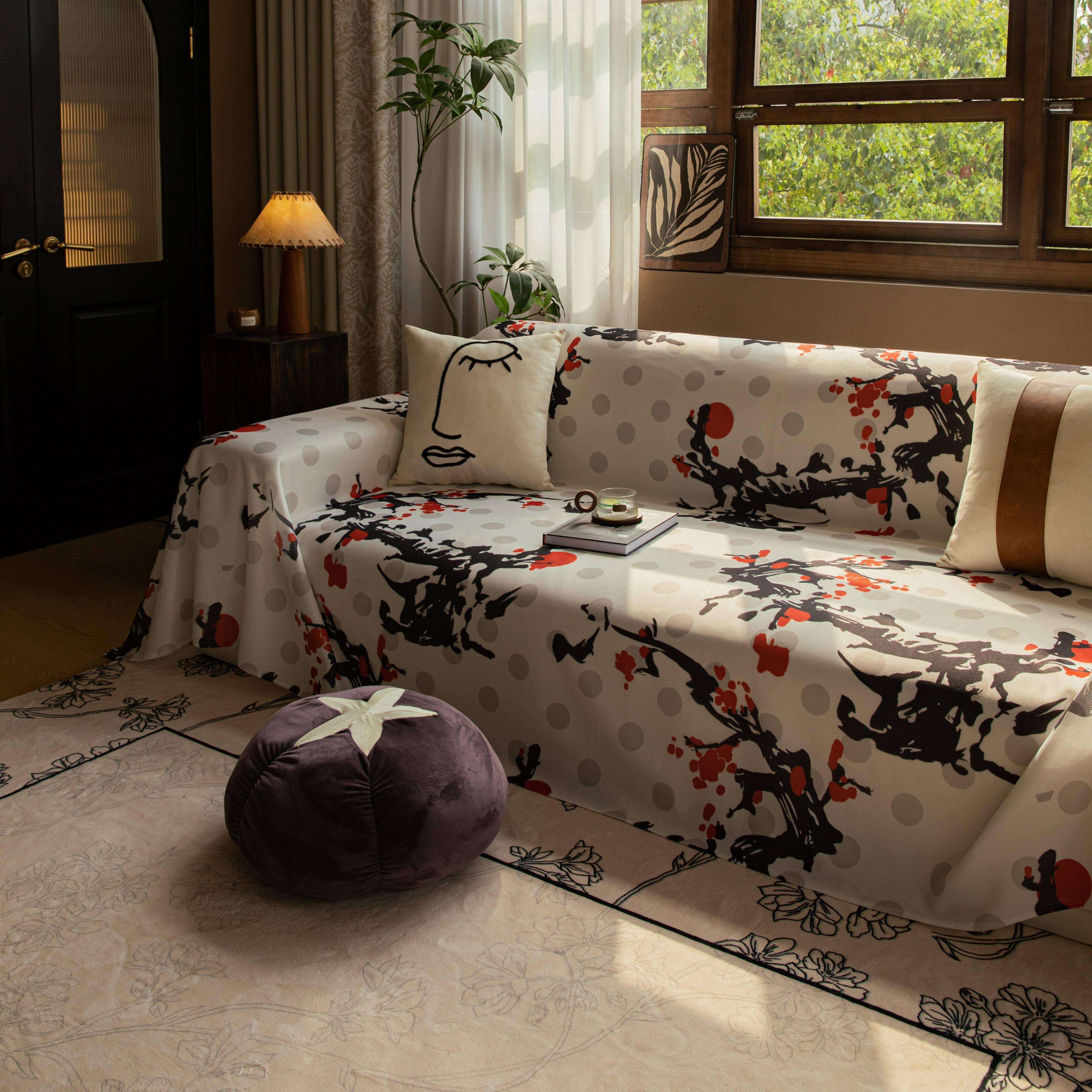 Cooling Ice Silk Sofa Cover - Machine Washable - topspet