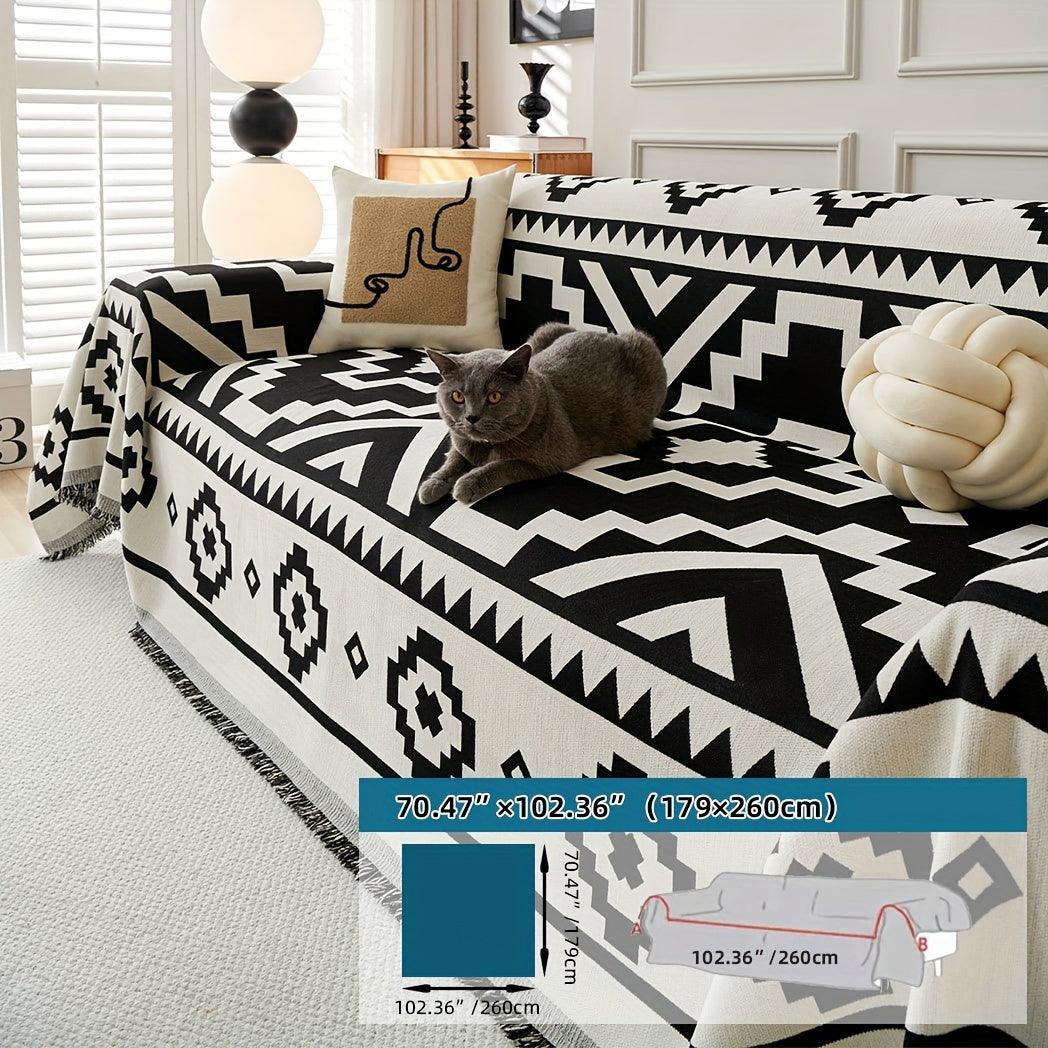 Boho-Chic All-Season Sofa Cover - topspet