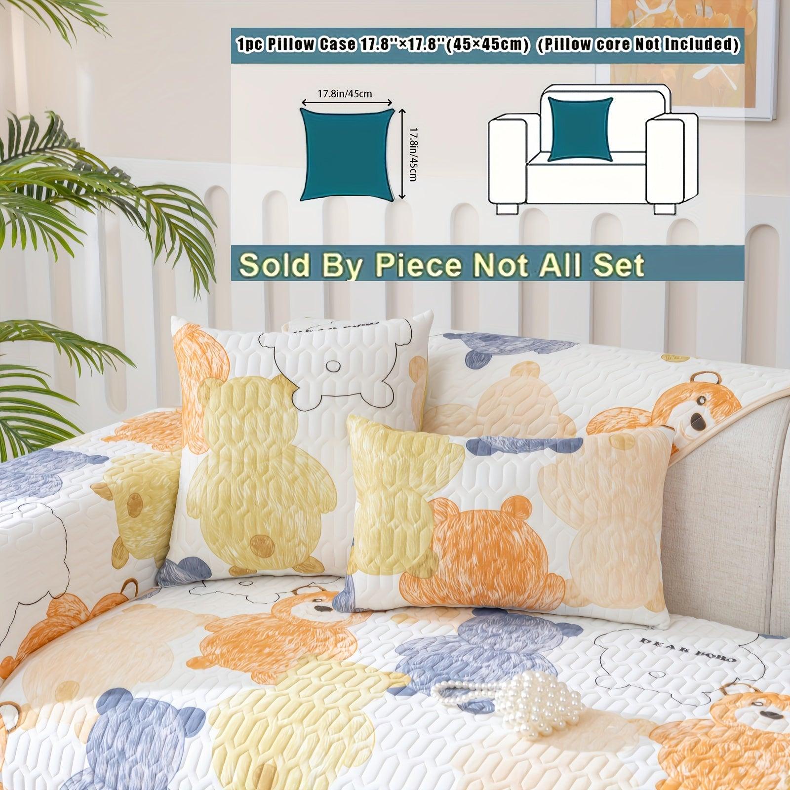 Bohemian Chic Ice Silk Sofa Cover - Non-Slip, Pet-Friendly Couch Protector for Living Room - topspet