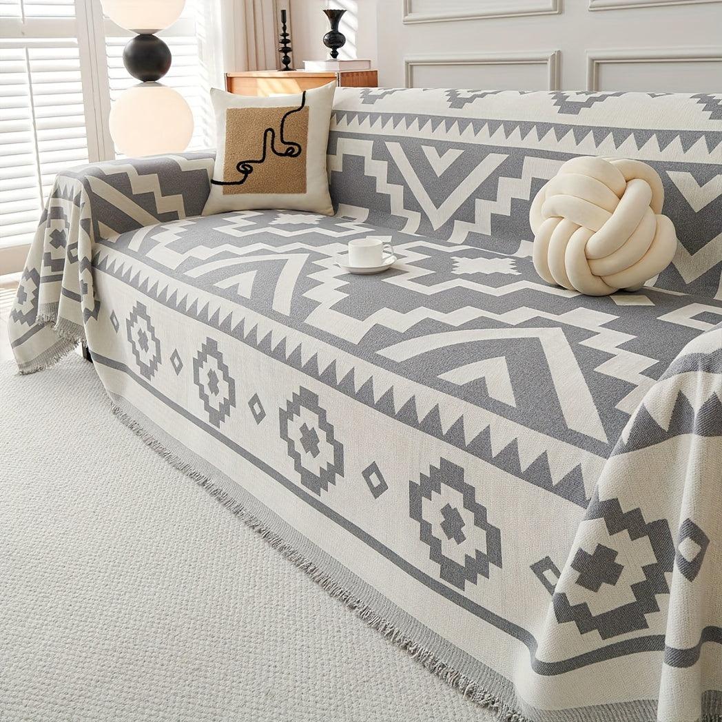 Boho-Chic All-Season Sofa Cover - topspet