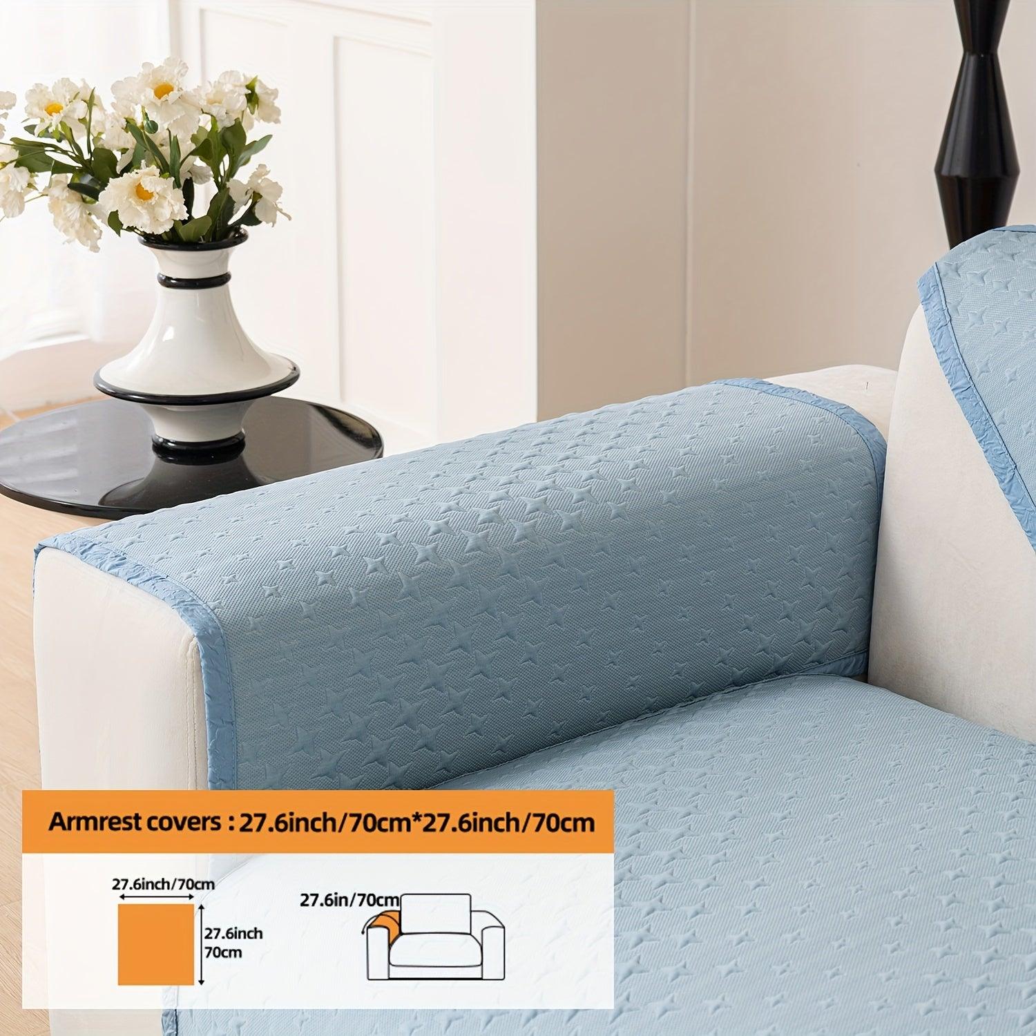 Summer Cooling Silk Non-slip Sofa Cove - topspet