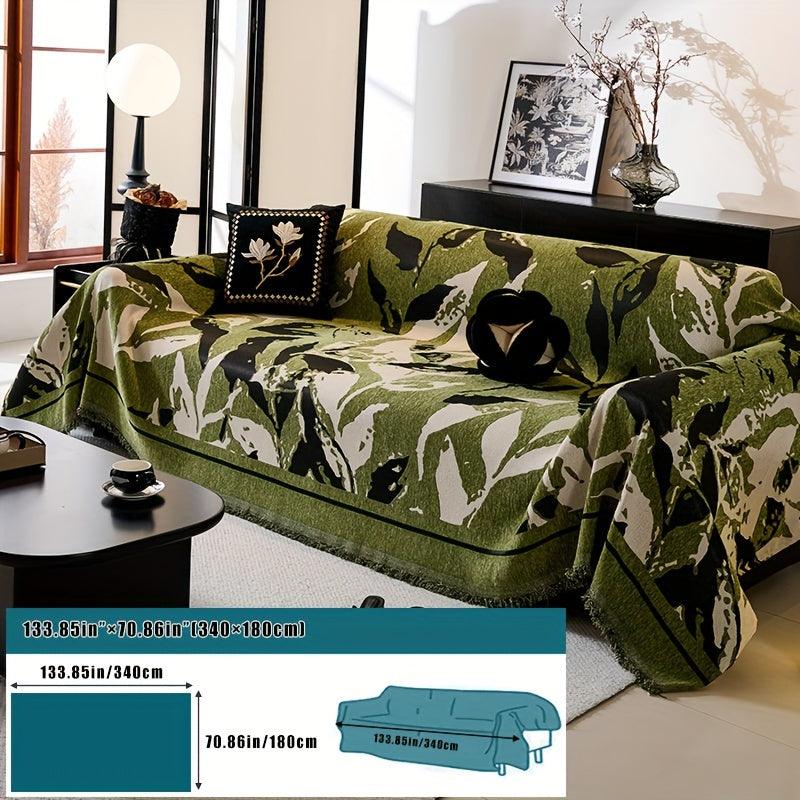 Premium Chenille Fabric Couch Protector for Home Decor - topspet