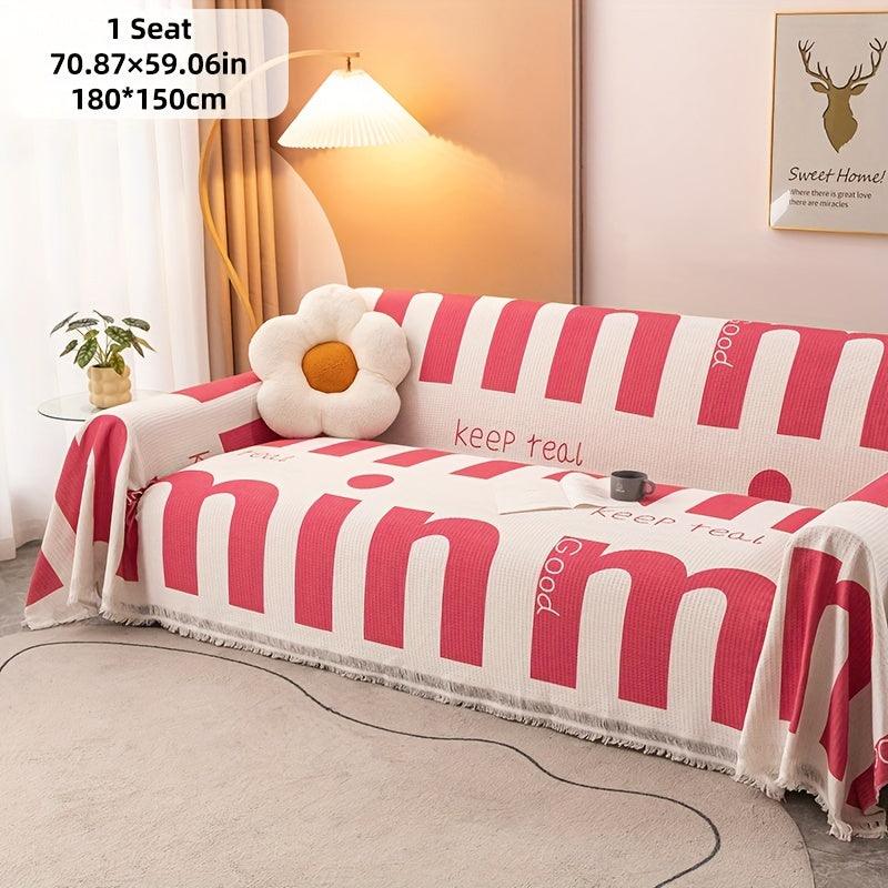 Plush Sofa Throw Cover - topspet