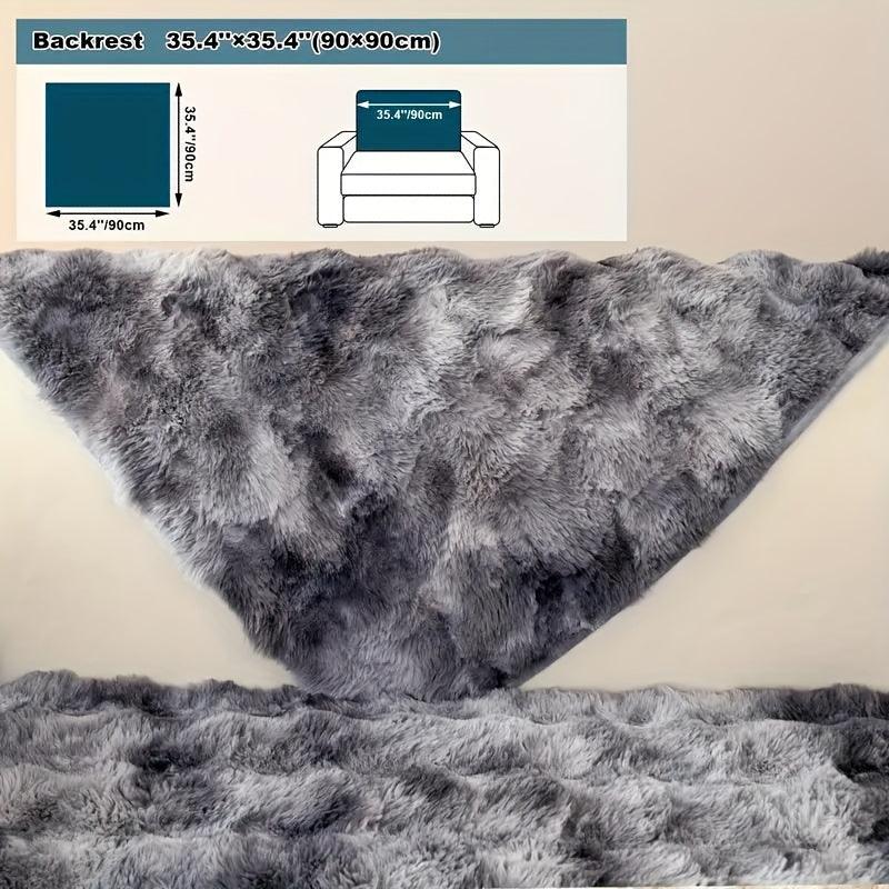 Luxurious Gradient Velvet Sofa Cover - topspet