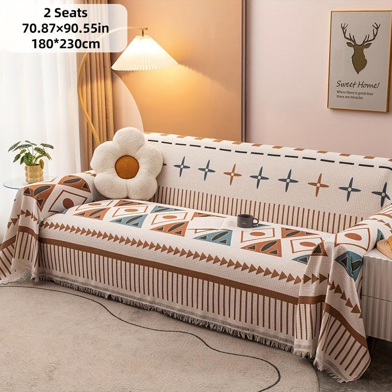 Plush Sofa Throw Cover - topspet