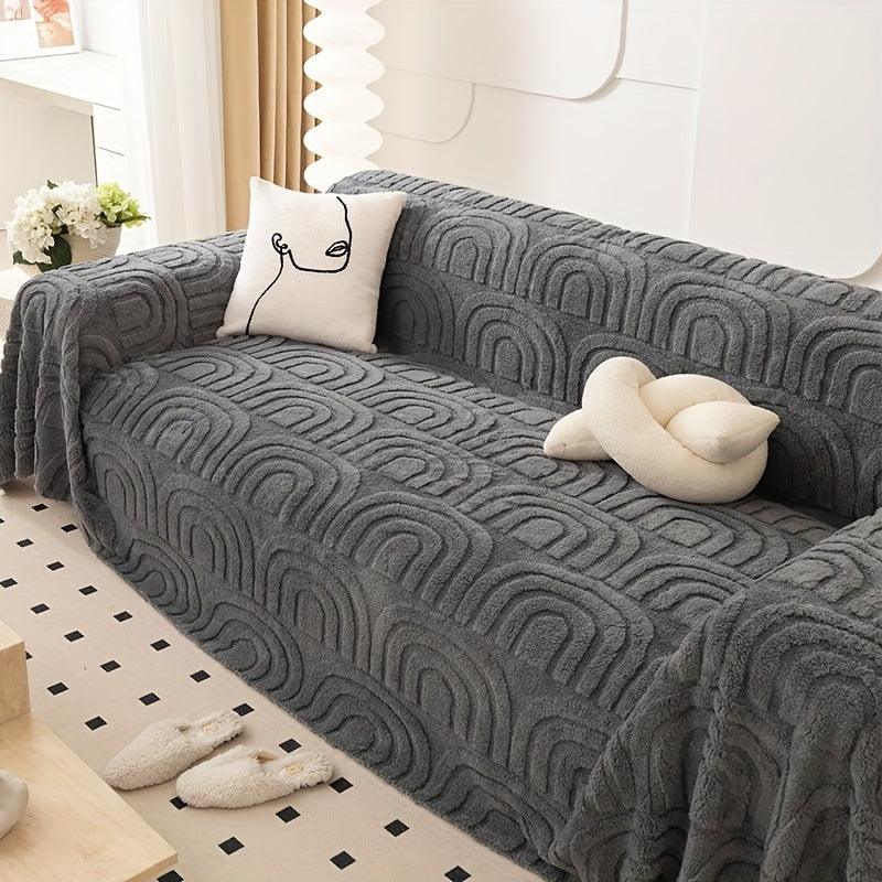 Luxurious Four Seasons Jacquard Sofa Slipcover - topspet