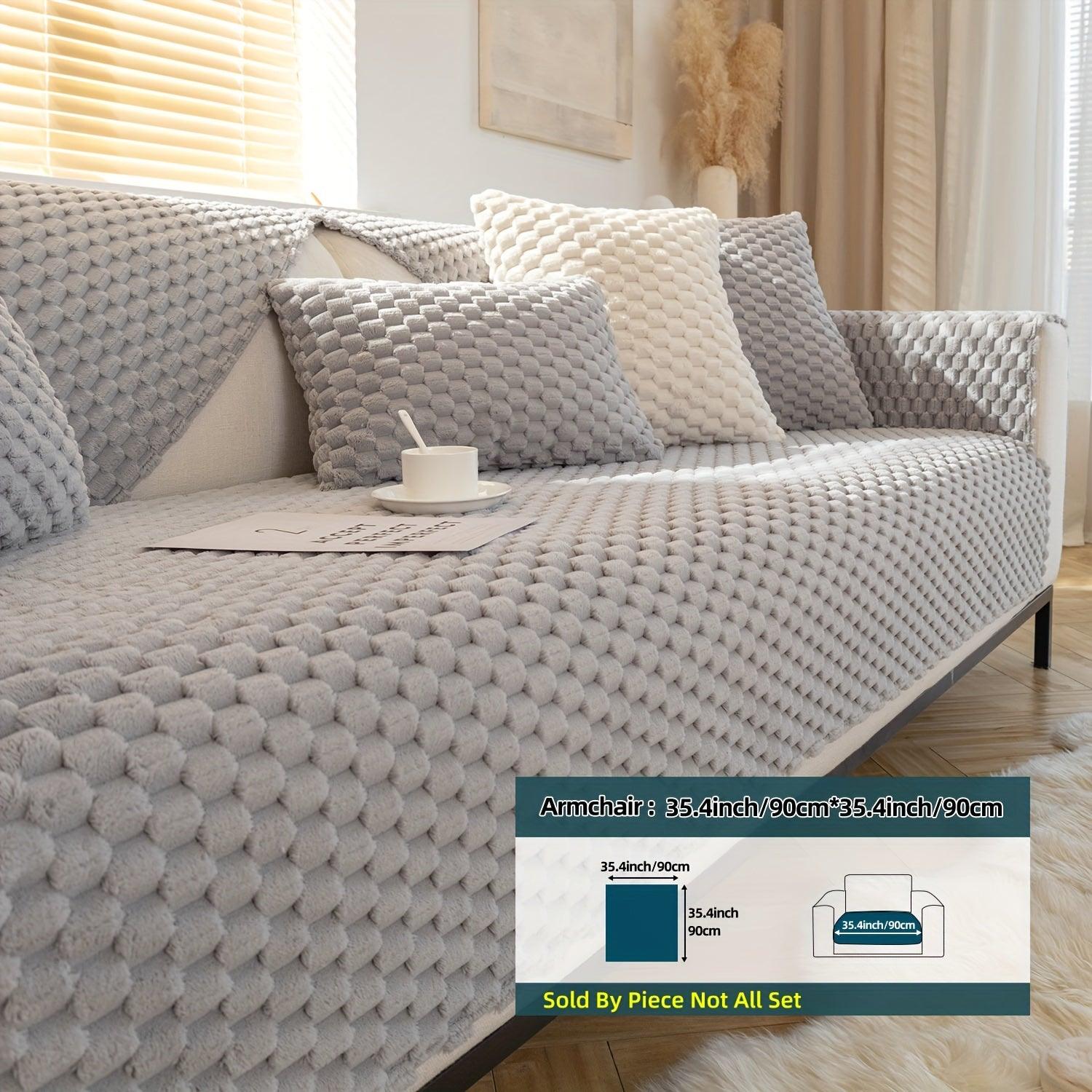 Plush Nordic Sofa Slipcover - topspet