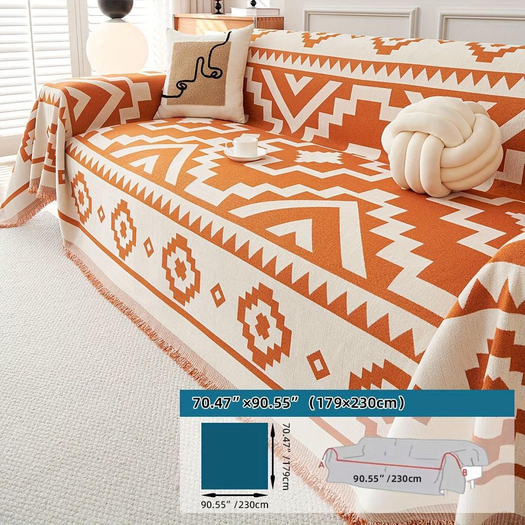 Boho-Chic All-Season Sofa Cover - topspet