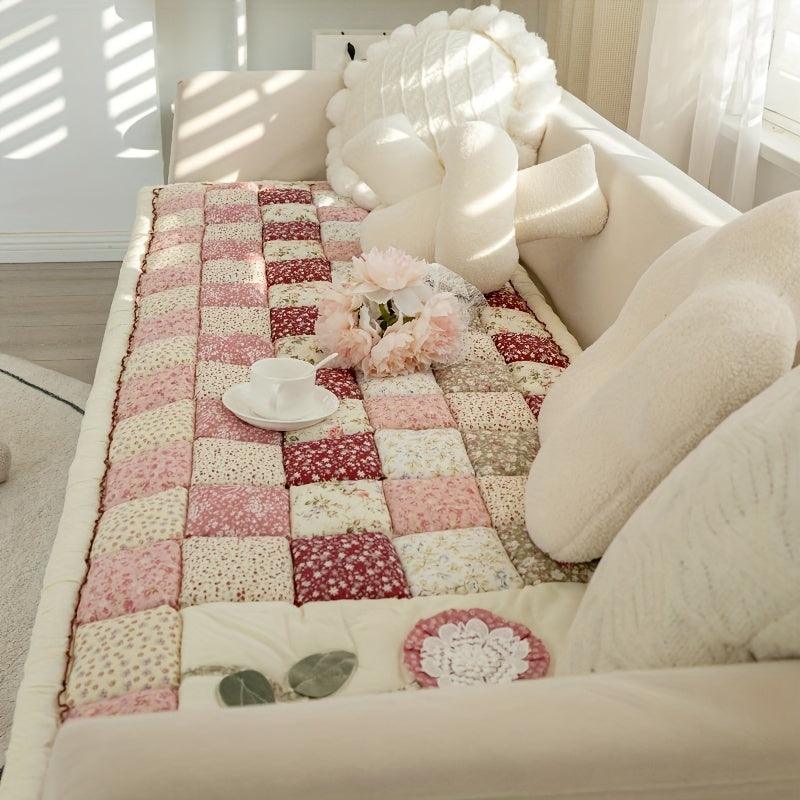 Boho-Chic Handcrafted Thick Non-Slip Sofa Cover - Pet-Friendly - topspet