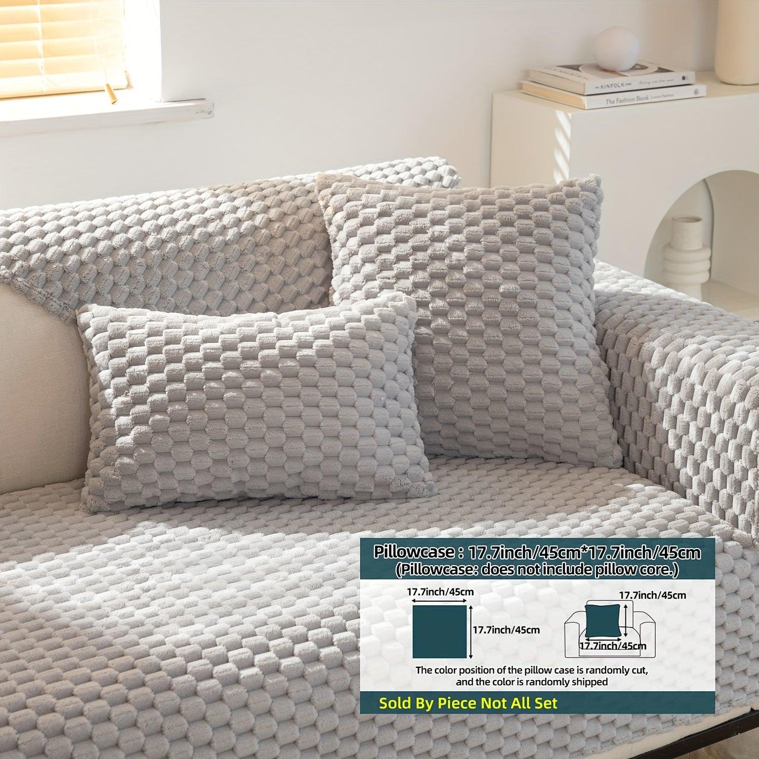 Plush Nordic Sofa Slipcover - topspet