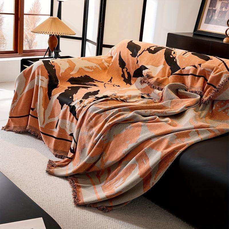 Premium Chenille Fabric Couch Protector for Home Decor - topspet