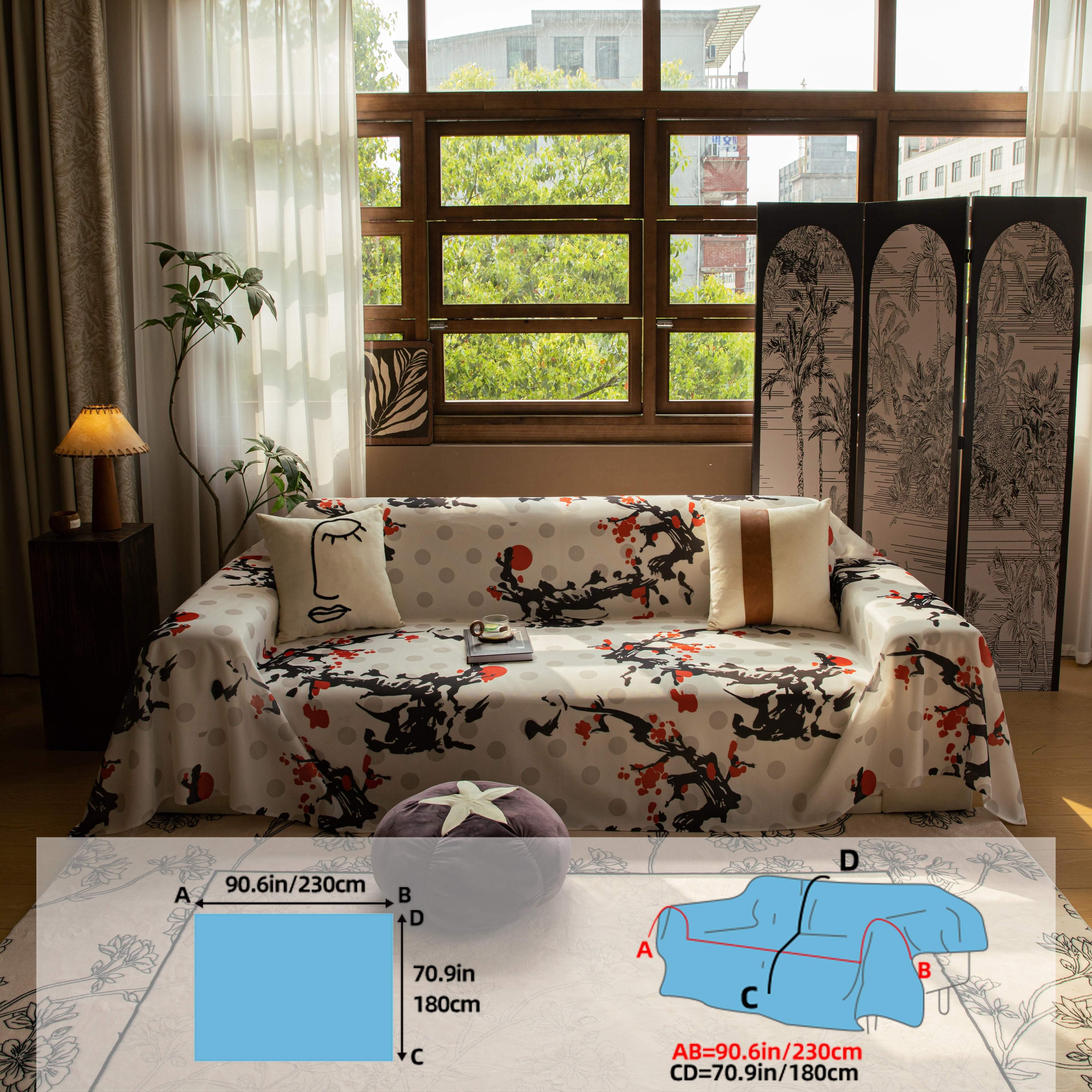 Cooling Ice Silk Sofa Cover - Machine Washable - topspet