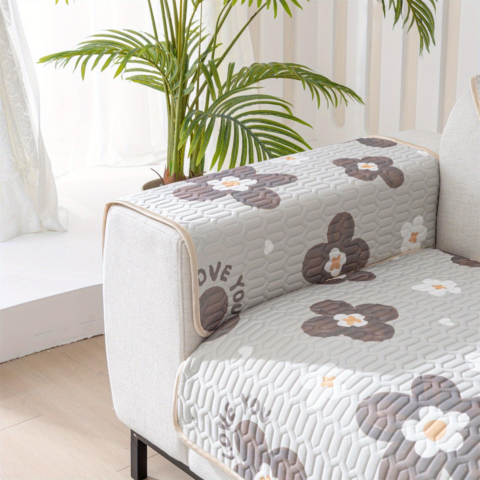 Cooling Cartoon Ice Silk Couch Cover, Sofa Cover - topspet