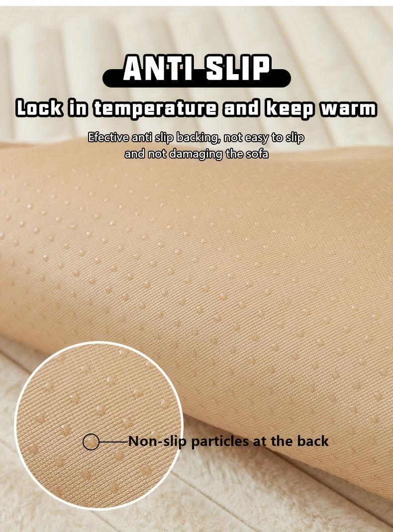 Luxurious Rabbit Fur Sofa Slipcover - topspet