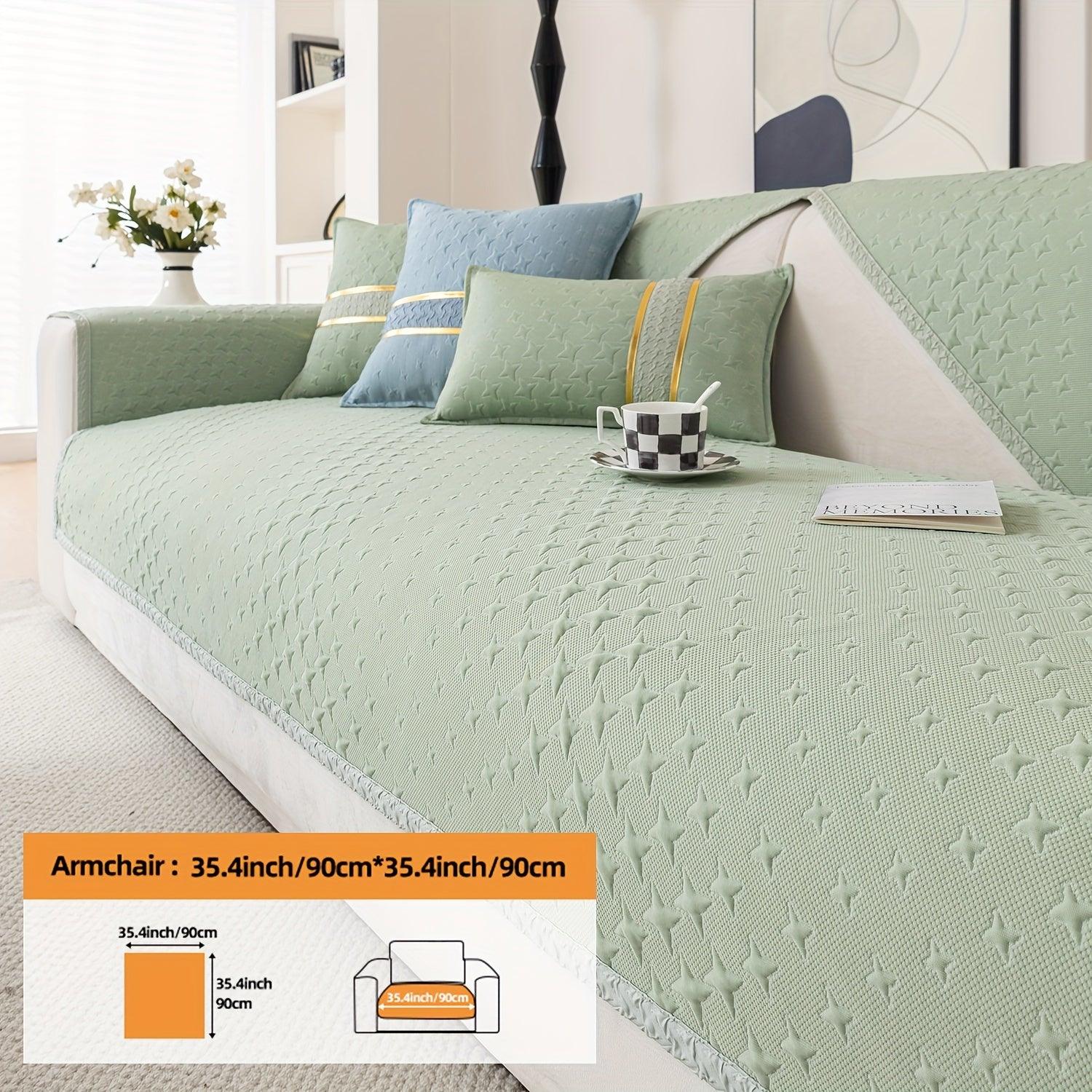 Summer Cooling Silk Non-slip Sofa Cove - topspet