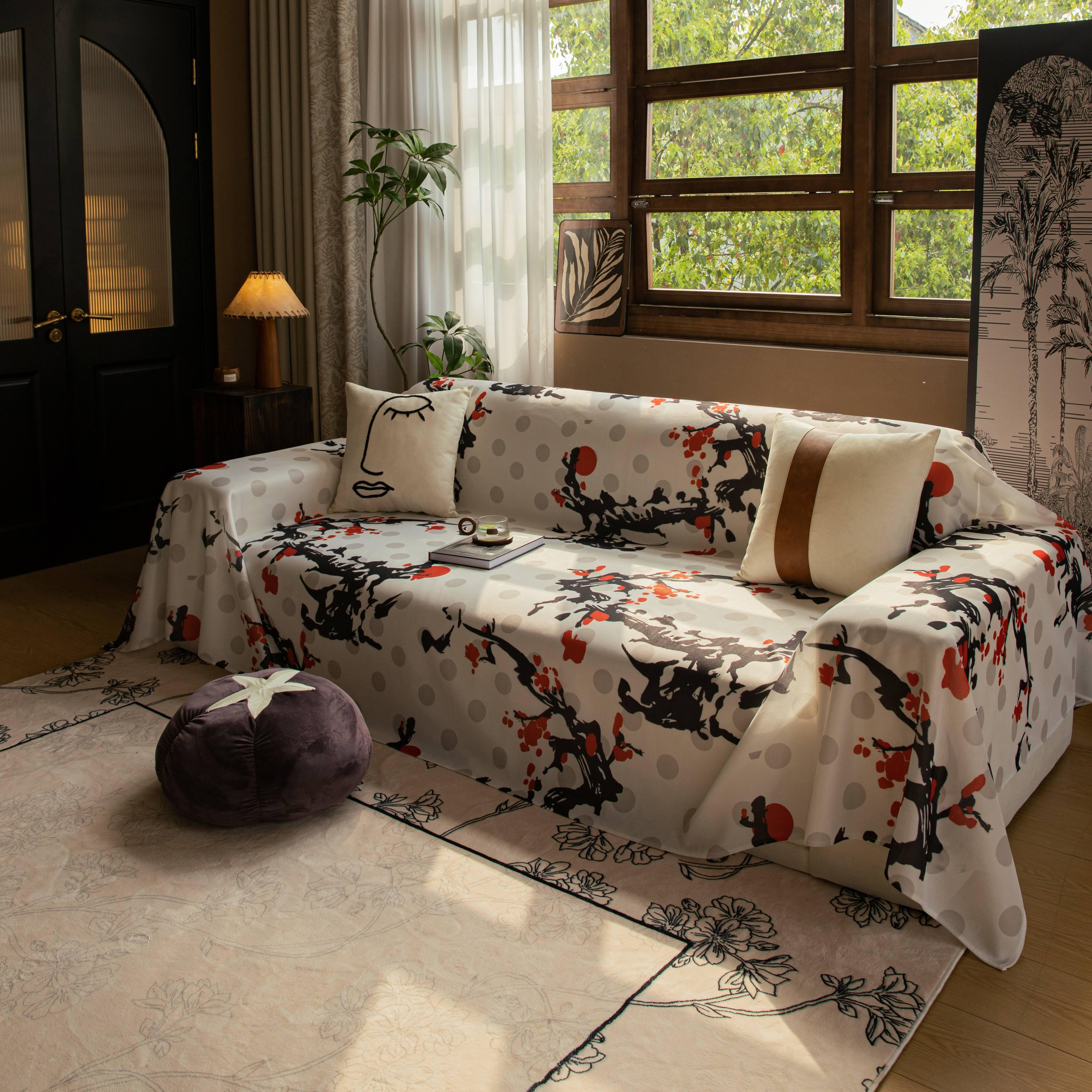 Cooling Ice Silk Sofa Cover - Machine Washable - topspet