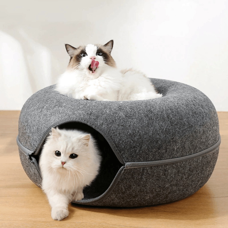 Natural Felt Cat Cave Beds Egg-Type - topspet