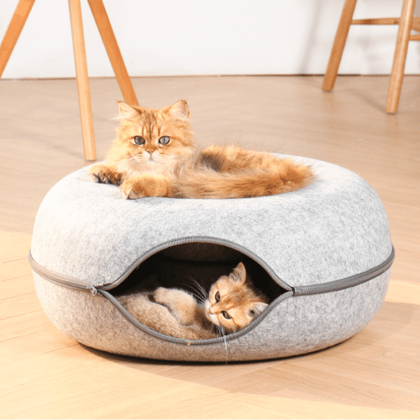 Natural Felt Cat Cave Beds Egg-Type - topspet