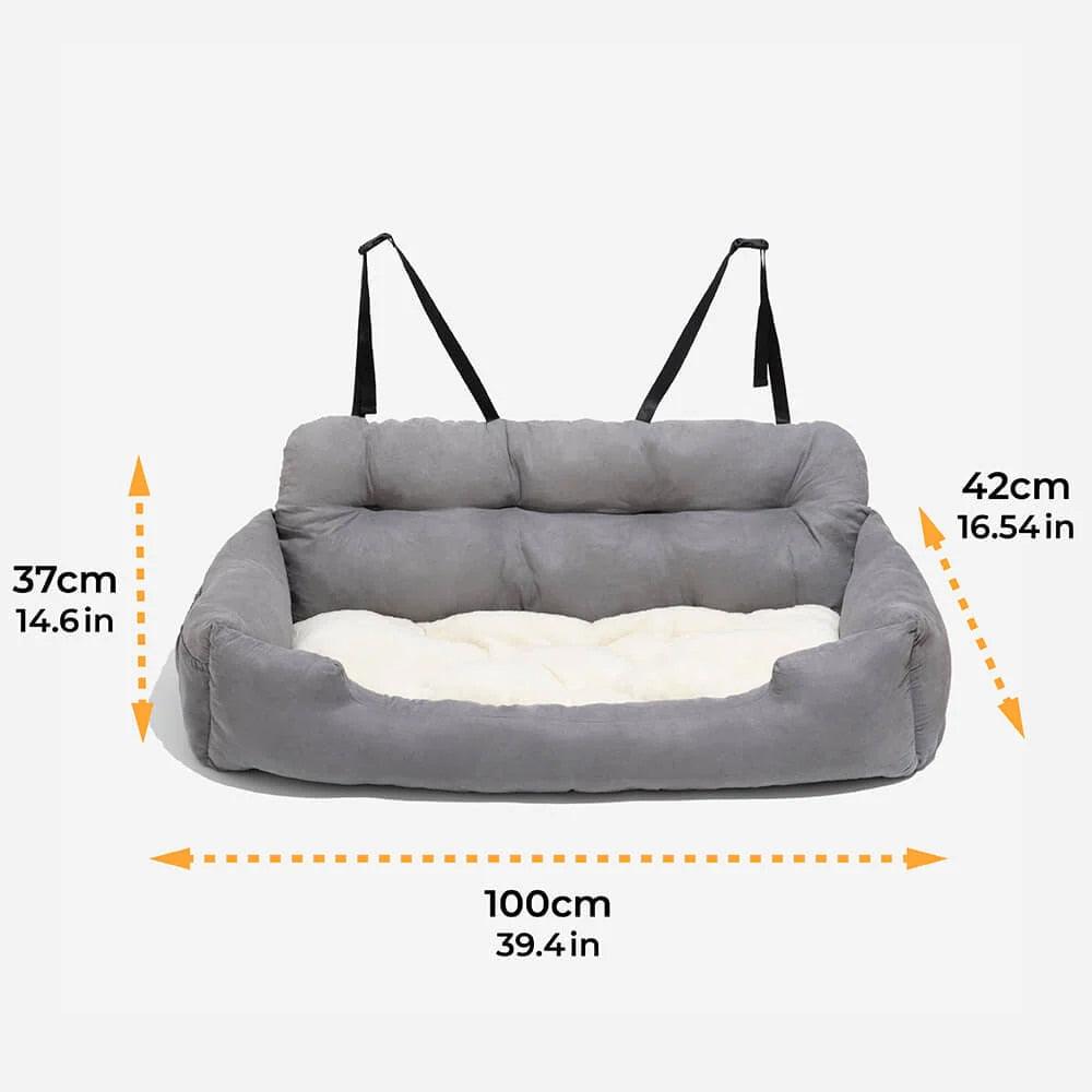 Travel Safety Large Dog Car Back Seat Bed - topspet